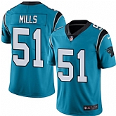 Nike Men & Women & Youth Panthers 51 Sam Mills Blue NFL Vapor Untouchable Limited Jersey,baseball caps,new era cap wholesale,wholesale hats